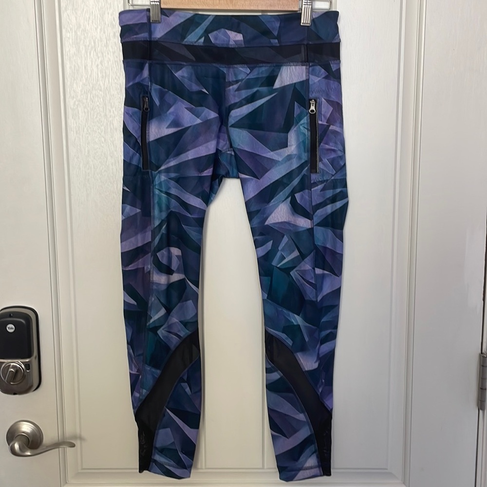 Lululemon Inspire Tight II (Mesh) 7/8 length pretty prism black NWOT